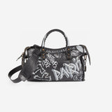 Balenciaga - Agneau Classic Hardware Graffiti