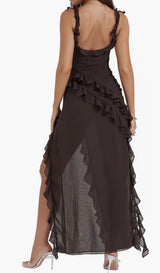 House of CB - Ariela Ruffle Maxi Dress