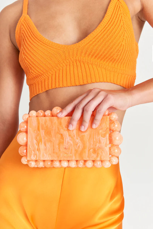 Cult Gaia - Eos Beaded Acrylic Clutch Bag