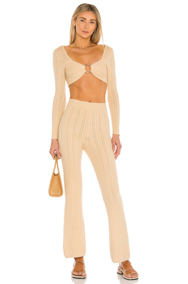 MAJORELLE - Sahara Knitted Top and Pants Set