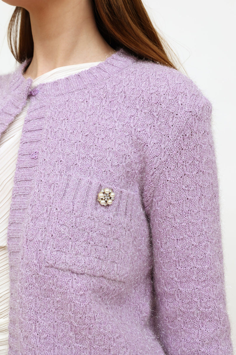 Maje - Maje Purple Cardigan