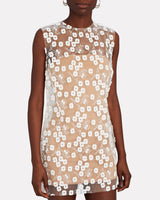 RUMER - Rosella Floral Embroidered Lace Mini dress