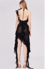 Fanci Club - Garden of Eden Dress - Black