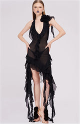 Fanci Club - Garden of Eden Dress - Black