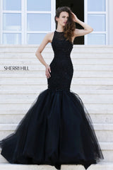 Sherri Hill - Sherri Hill Breaded Mermaid Dress
