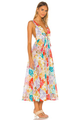 ZIMMERMANN - Bells Tie Front Long Dress