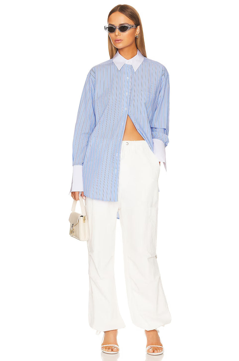 L'Academie - FRESH STRIPE SHIRT DRESS