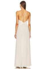 Helsa - Helsa Deep V long Slip Dress