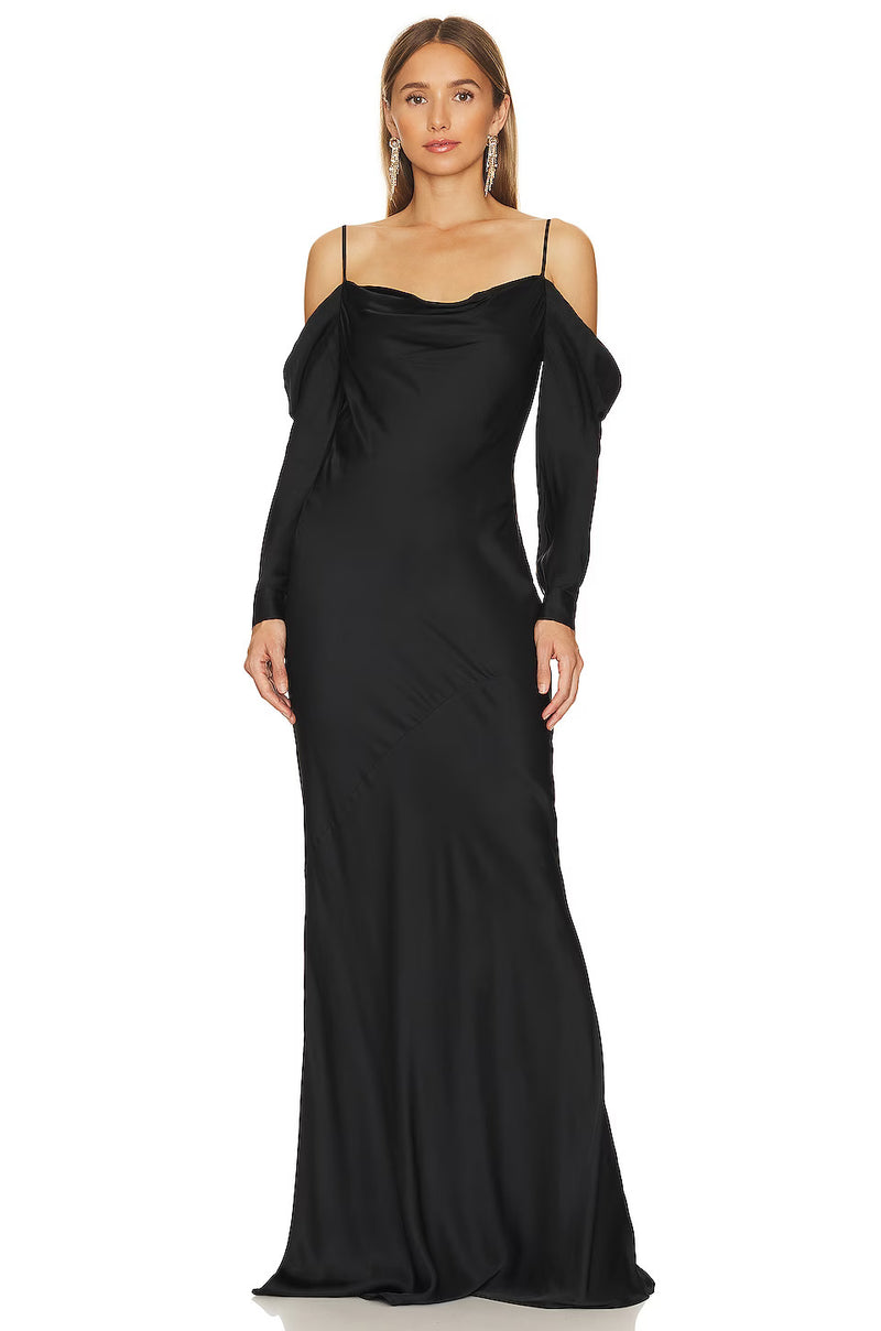 L'AGENCE - Juniper Cold-Shoulder Gown