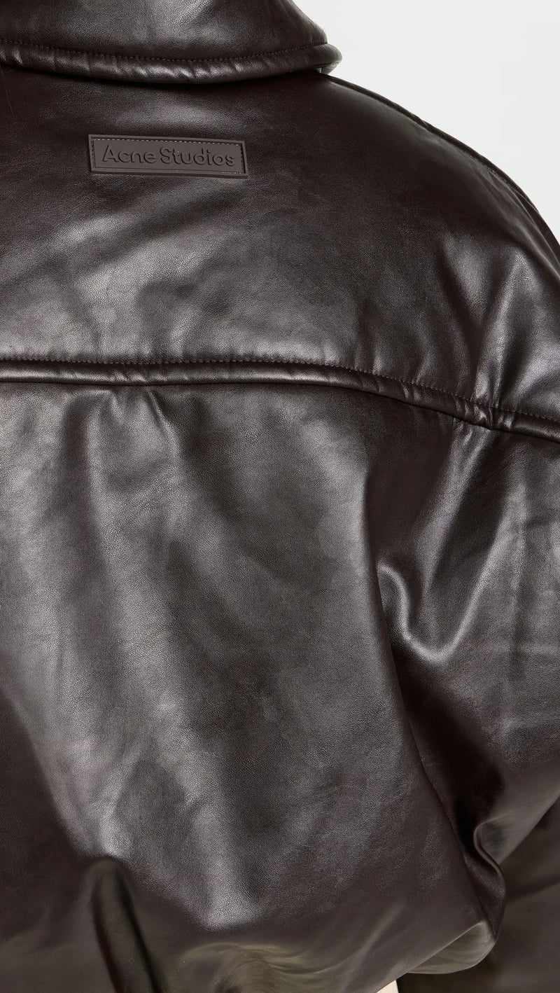 Acne Studios - Faux Leather Bomber Jacket