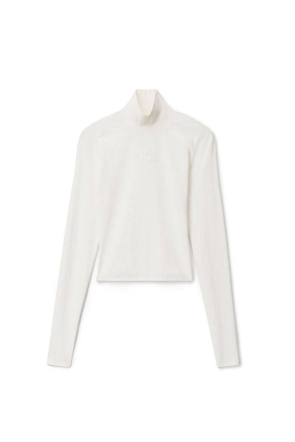 Alexander Wang - Long Sleeve Turtleneck in Bodycon Nylon