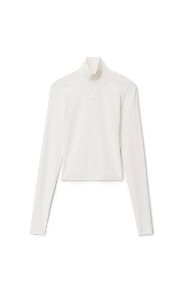 Alexander Wang - Long Sleeve Turtleneck in Bodycon Nylon