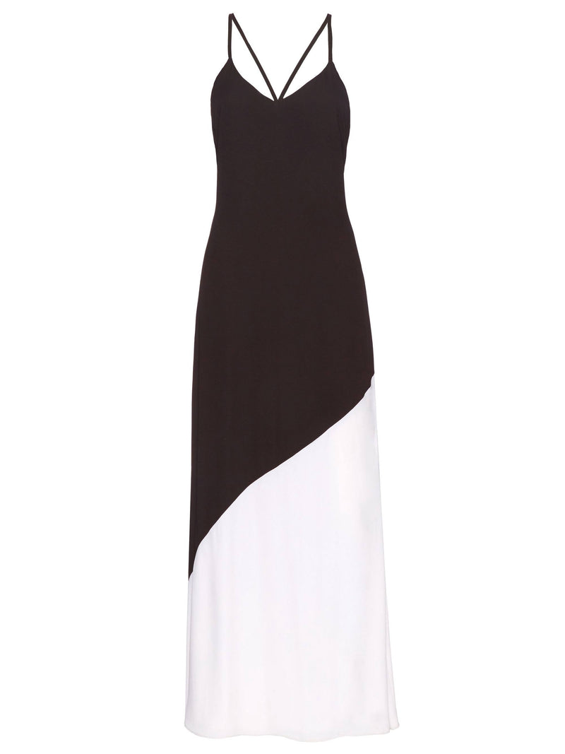 Alice + Olivia - Maggie Paneled Slip Maxi Dress