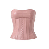 Nodress - Pink Sweetheart Neck Corset