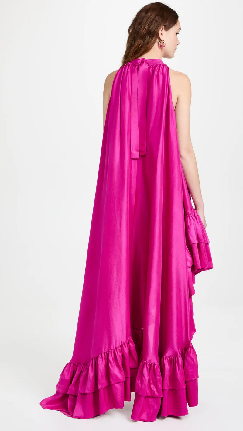 Azeeza - Lucas Halterneck Silk Gown