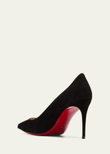 Christian Louboutin - Kate Suede Red Sole Pumps
