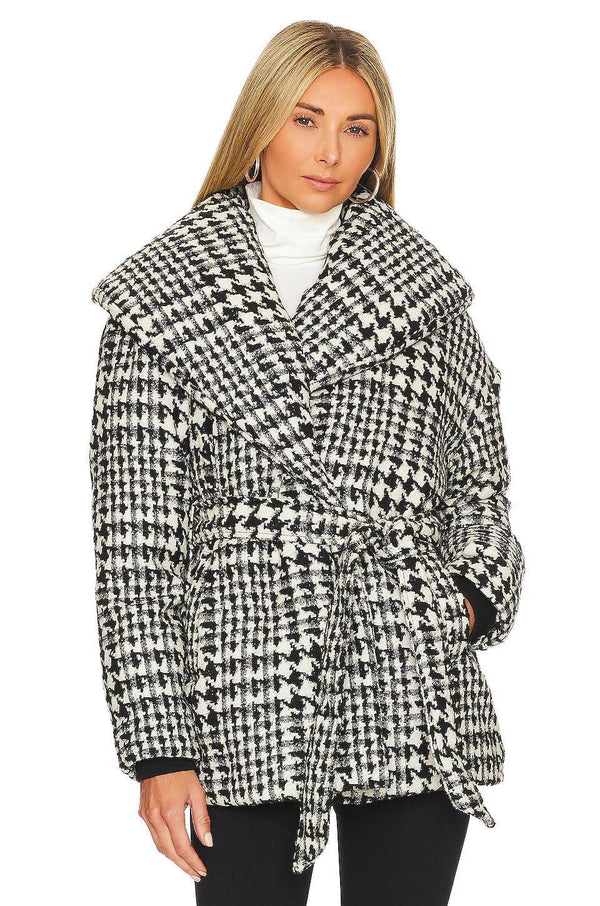 BLANKNYC - Plaid Puffer Coat