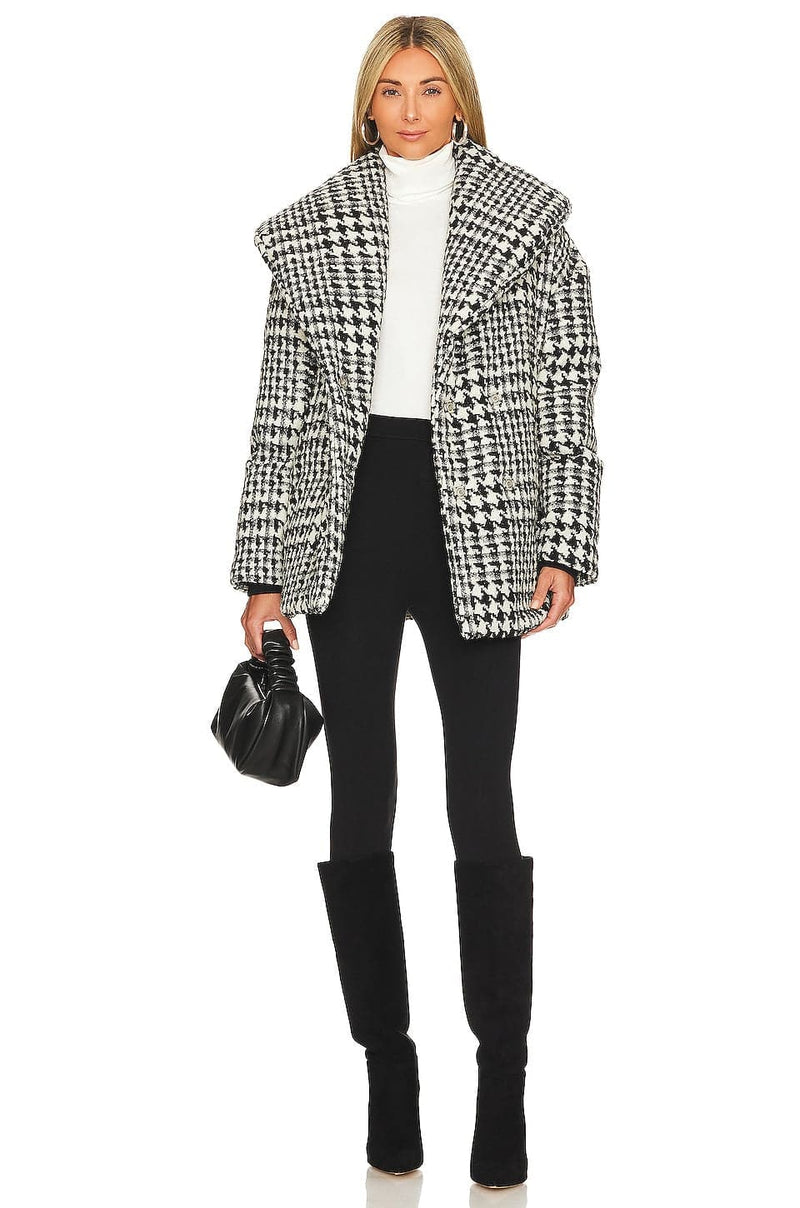 BLANKNYC - Plaid Puffer Coat