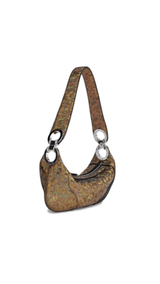 BY FAR - Amira Hologram Leather Shoulder Bag