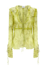 Rat & Boa - Cobra Blouse Lime