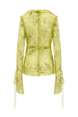 Rat & Boa - Cobra Blouse Lime