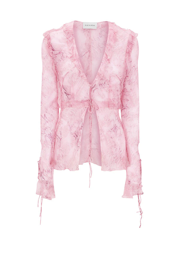 Rat & Boa - Cobra Blouse Pink