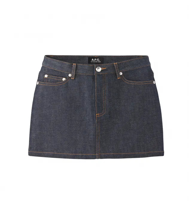 A.P.C. - Indigo Selvedge Senim Mini Skirt