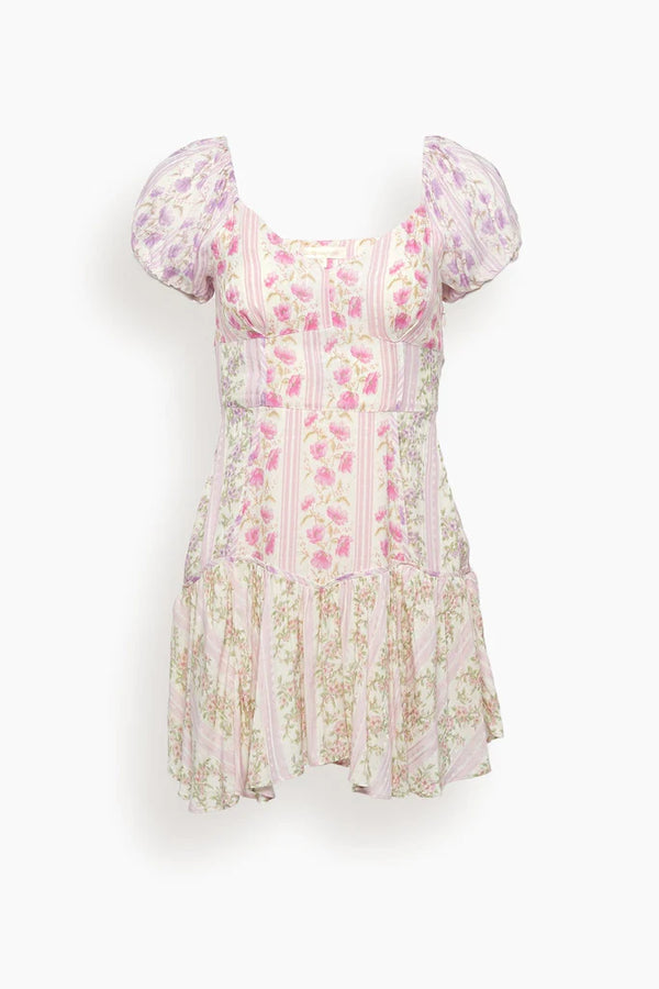 LOVESHACKFANCY - Amini Dress in Pastel Clouds