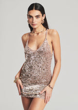 Retrofete - Elliana Sequin-Embellished Mini Dress
