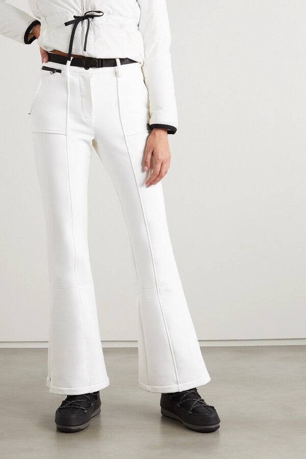 Erin Snow - Zola Belted Bootcut Ski Pants in Snow