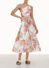 ZIMMERMANN - Asymetrical Floral Dress