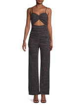 For Love & Lemons - Margaux Cutout Glitter Jumpsuit