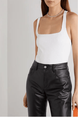 Gauge81 - Rouen Open-Back Ribbed-Knit Bodysuit
