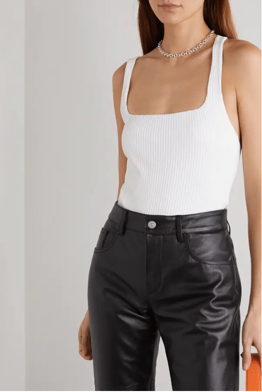 Gauge81 - Rouen Open-Back Ribbed-Knit Bodysuit