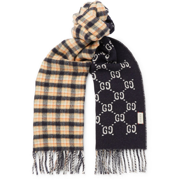 Gucci - Gucci Reversible Wool Scarf