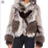 INTERMIX - Multicolored Faux Fur Coat