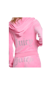 Juicy Couture - OG BIG BLING VELOUR HOODIE