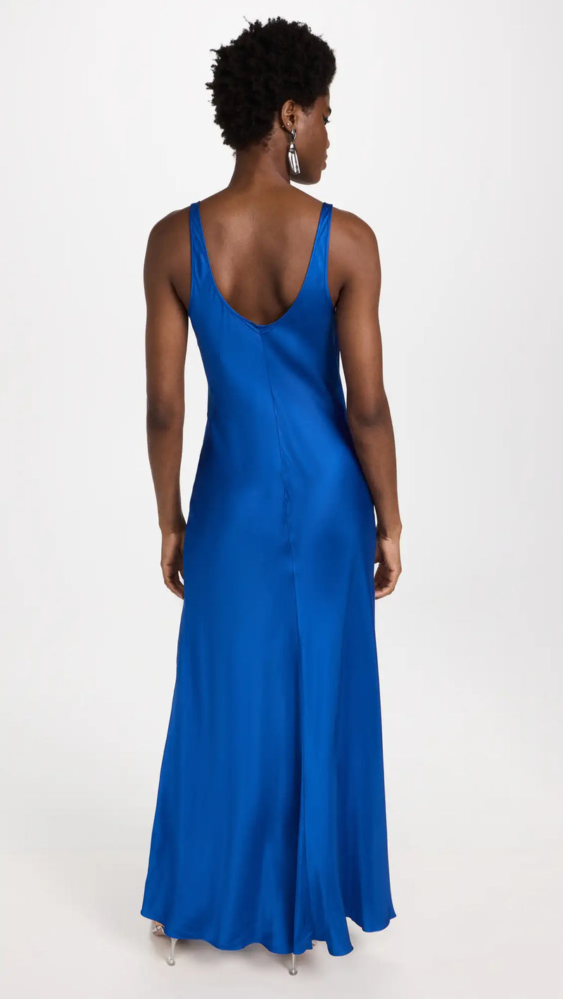 L'AGENCE - Clea Scoop Neck Slip Dress