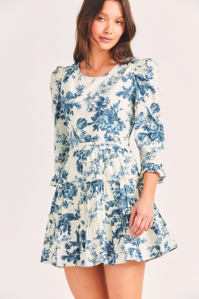 LOVESHACKFANCY - Lienzo Floral Toile Dress