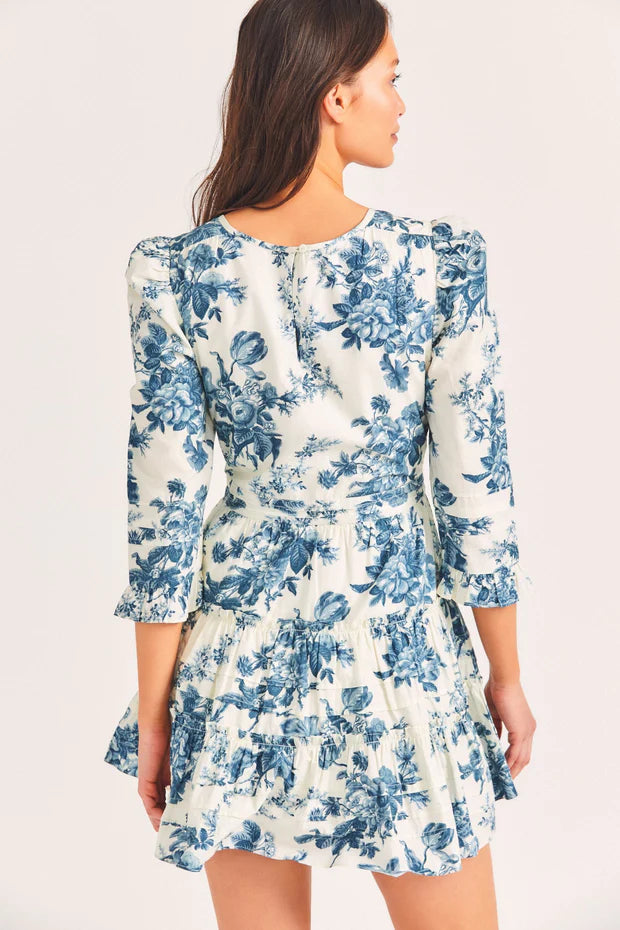 LOVESHACKFANCY - Lienzo Floral Toile Dress