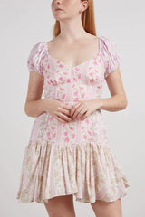 LOVESHACKFANCY - Amini Dress in Pastel Clouds