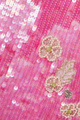 LOVESHACKFANCY - Meline Mini Dress Raspberry Sparkle