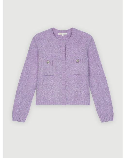Maje - Maje Purple Cardigan