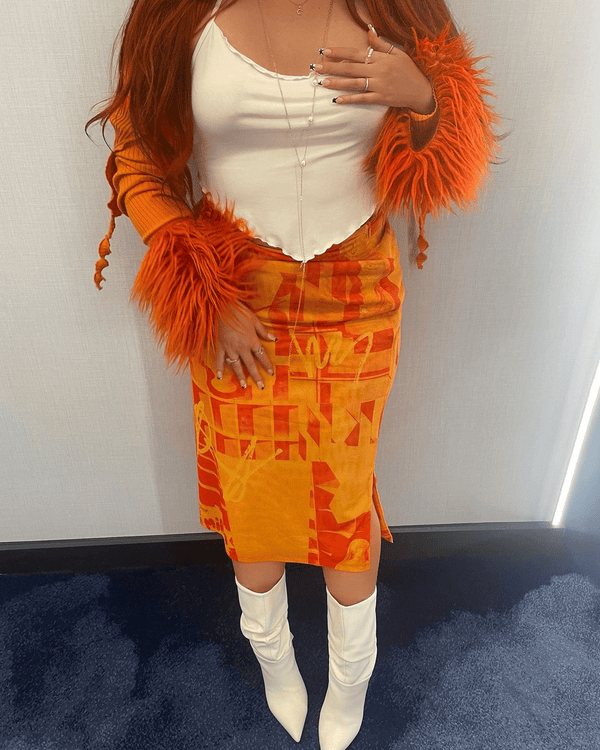 Miaou - Moni Skirt in Stone Orange
