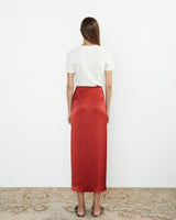 Nanushka - Aries Satin Wrap Skirt