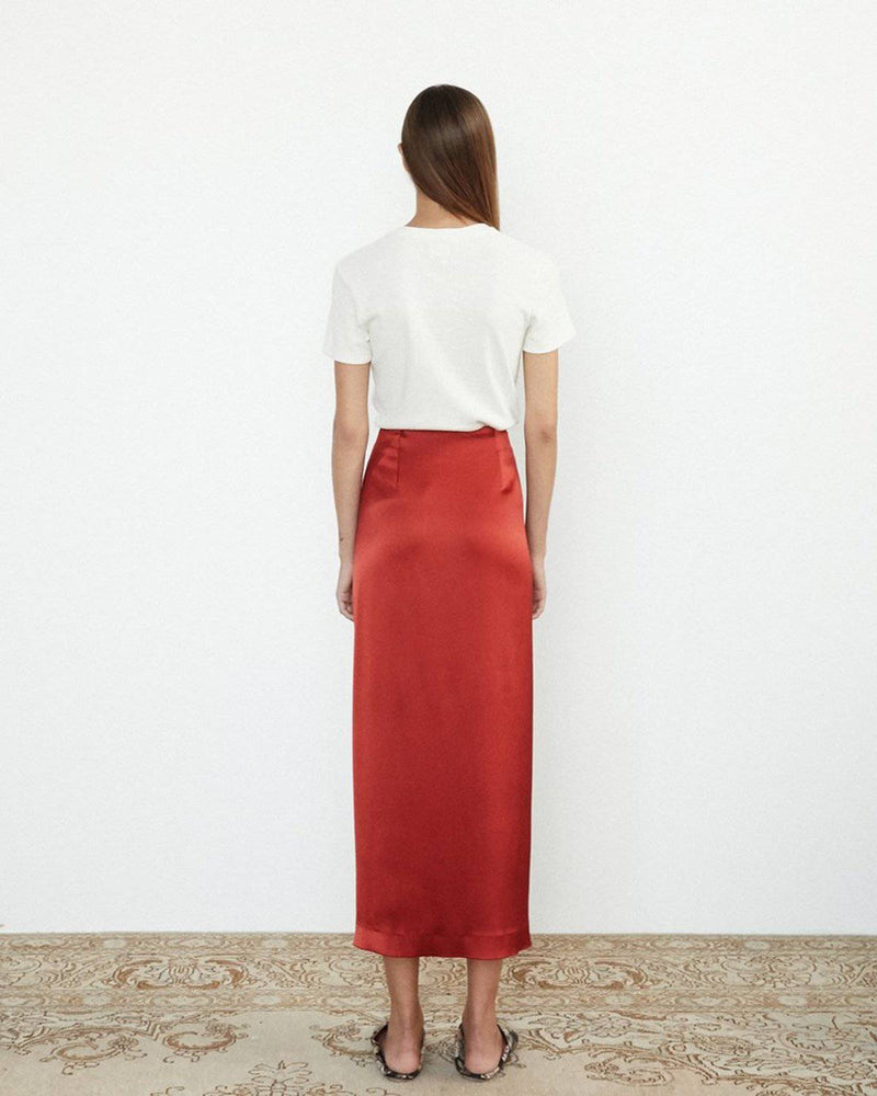 Nanushka - Aries Satin Wrap Skirt