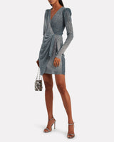 PATBO - Ombré Lurex Wrap Mini Dress