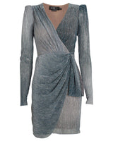 PATBO - Ombré Lurex Wrap Mini Dress