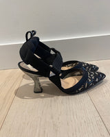 FENDI - Fendi Black Lace Colibri Heels