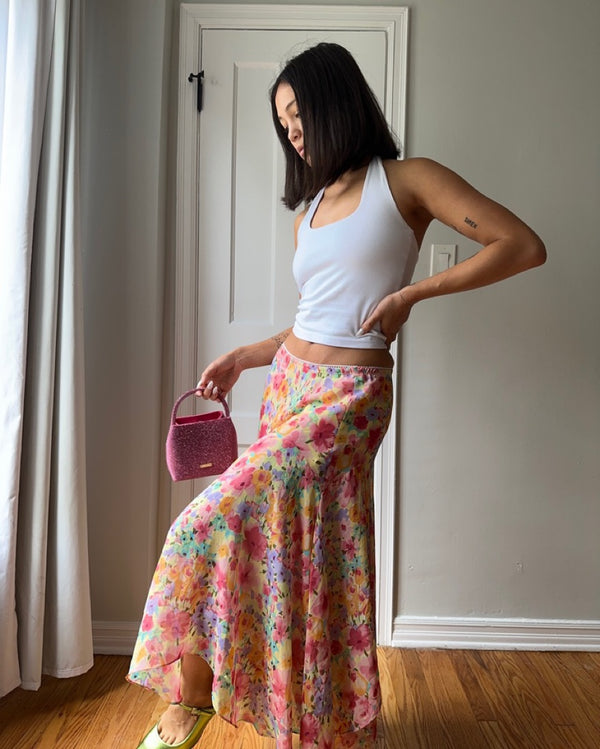 Newsworthy - Floral Midi Skirt